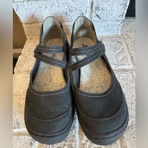 JBU Charcoal Black Mary Jane Shoes